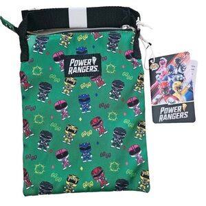 NWT FUNKO Mighty Morphin Power Rangers Loungefly Crossbody Passport bag.
